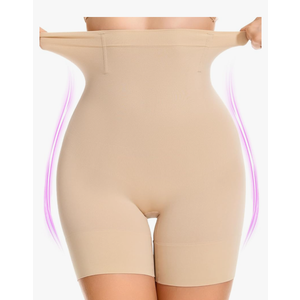 SIMIYA Shapewear Tummy Control Shorts for Women, 5-IN-1 Body Shaper High Waisted Girdle Boyshort Slip Short for Under Dresses Size 2XL