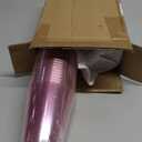 50 Pack Plastic Cups Disposable 12 oz Pink Glitter Party Cups for Cocktail Fancy Clear Plastic Cup Drinking Cups for Easter Birthday Wedding Graduation