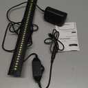 inShareplus 13inch LED Under Cabinet Lighting, Dimmable Light, Warm White 4500K, CRI90+, 450Lumens, DC 12V Ultra Thin Under Counter Kitchen Lights for Kitchen, Shelf, Cupboard, Black, 1 Pack