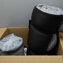 CYMULA Memory Foam Camping Mattress Pad,3inch Sleeping Pad for Camping,Non-Slip Bottom Floor Cot Car Mattress Bed with Retaining Portable Roll up Mattress Pad Mat for Travel Truck Guest Bed Tent (2PACK Cot:74*24*3, GREY)