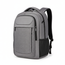 JARWAM Travel Backpack, Laptop Backpack For Men Women, 17 Inch Water Resistant Slim Casual Daypack College School Travel Computer Nurse Work Bag Gift for Men & Women, Grey