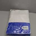 MIULEE Non-See-Through Privacy Linen Curtains 2 Panels, Light Filtering Window Curtains Farmhouse Textured Back Tab Semi Sheer Drapes for Bedroom Living Room, 52 x 102 Inches Long, Natural White