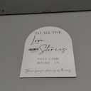 Love Stories Wedding Sign, Minimalist White Arch Sign, Wedding Accessories for Reception, Party Supplies And Decorations for Bridal Shower Activities, Engagement Event, Bachelorette Party, 10