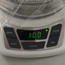 BLACK+DECKER CM1160W-1 CM1160W 12-Cup Programmable Coffeemaker, White/Stainless Steel