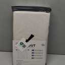 100% Blackout Shield Linen Blackout Curtains for Bedroom 96 Inches Long, Back Tab/Rod Pocket Living Room Drapes, Thermal Insulated Blackout Curtains 2 Panels Set, 50" W x 96" L,Cream