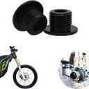 M16x1.5 Front Fork Axle Nut for Surron,Front Wheel Axle Nuts Screws for Dirt Bike Sur Ron Light Bee S/Light Bee X/Talaria Sting L1E/X160/X260 - Black