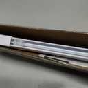 LazBlinds No Tools No Drill 1" Vinyl Mini Blinds, Cordless Blinds for Windows, Light Filtering Horizontal Window Blinds & Shades, 36" W x 36" H, White