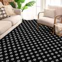 Elffloor Peel and Stick Floor Tile: 10 PCS Black Waterproof Vinyl Flooring, 11.8 in11.8 in Self-Adhesive Floor Tiles Stickers for Bathroom, Kitchen, Classroom, Bedroom