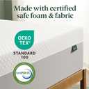 Zinus 12 Inch Green Tea Essential Memory Foam Mattress [New Version], Queen, Fiberglass Free, Medium Feel, Breathable Airflow Memory Foam, Certified Safe Foams & Fabric, Mattress in A Box