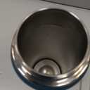 Insulated Water Bottle with Silicone Boot (36hrs Cold/18hrs Hot) - DIY Stickers, Leakproof, BPA Free, 24 oz [2-IN-1 LID] (Cyan)