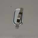 Otoolling 3" x 5.5" Oval Hand Hole Cover for Light Poles Galvanized Steel Cover Plate with Stainless Steel Mounting Strap and Bolt