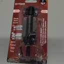 Adjustlock 4" Barrel Bolt, 2-Part Black Steel w Mounting Screws (854479)