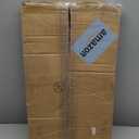 HOOBRO Folding TV Tray Tables, Set of 2 Side Table for Small Space, Industrial Snack Tables for Eating at Couch, Stable Metal Frame, Easy Assembly, Space Saving, Greige and Black BG25BZ01