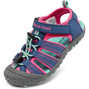 DREAM PAIRS Boys Girls Toddler 181105K Blue Fuchsia Mint Athletic Outdoor Summer Sandals Size 9 M US Toddler