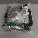 YEOREO Y Back Sports Bras for Women Padded Racerback Bra Paisely Light Impact Adjustable Straps Gym Workout Tops (Large, Black)