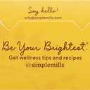 Simple Mills Organic Seed Crackers, Garlic & Herb - Gluten Free, Vegan, Healthy Snacks, Paleo Friendly, 4.25 Ounce (Pack of 1)