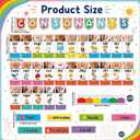 Colorful Consonants Sound Wall Bulletin Board Set Phonemic Awareness Classroom Decor Colorful Neutral Phonics Learning Cutouts Science of Reading Paper Cut for ESL Teaching Chalkboard Wall Decor