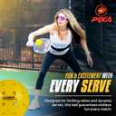 PIXA Propick 40 Unisphere Premium Outdoor Pickleball - USAPA Approved, Tournament Play, Durable Outdoor Pickleballs, Consistent Bounce,Smooth Flight,Competitive Play,Bright Yellow/Green,Pack of 3,6,12