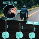 TPU Inner Tube 700C x 23C-32C 2-Pack with 48mm/60mm/80mm Presta Valves, ‌Ultralight TPU Tubes 700C for Road Bike TPU Inner Tube Portable Spare Tire for Training and Cycling
