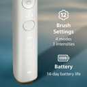 Philips Sonicare DiamondClean Smart 9300 Electric Toothbrush - Sonic Toothbrush with App, Pressure Sensor, 12 Brushing Settings, Replacement Reminder, Travel Case, Rose Gold, Model HX9903/65