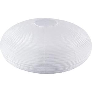 White Oval Paper Lanterns-22" Large Hanging Paper Lantern Lamp, Chinese/Japanese Paper Lantern Pendant Light for Party Decoration, Wedding, Home Decor Ceiling Lampshade(1 Pack)