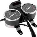 Motorcycle Speedometer,Motorcycle Modified Accessories Speedometer Odometer Tachometer for GN125
