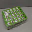 Regal Bingo Bulk Bingo Cards with Sliding Windows - Reusable Large Print Bingo Game Cards for Adults Large Group - 200 Pack, Green