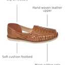 Capri Women's Hand Woven Leather Huarache Sandal for All-Day Comfort