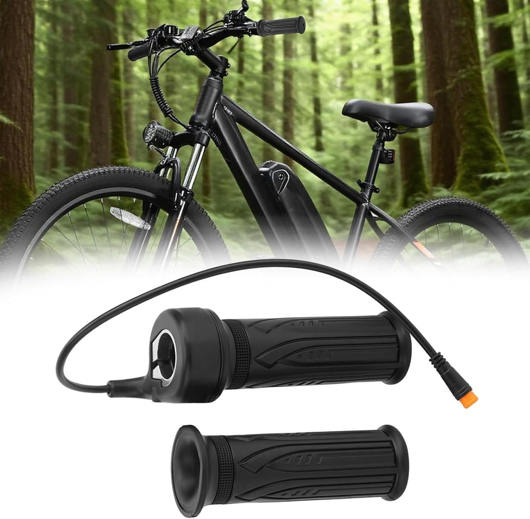 JERBOR Full Twist Throttle Grip for Qlife Racer/Racer 27.5/Racer Fat Tire/Racer Plus Fat Tire/Spark/Cityone ST/SO/2.0/Step Over 2.0/Stepover Ul Tra/Trike/Trike Plus, Throttle Handle Controller