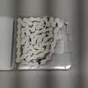 ZONKIE Single-Speed Bicycle Chain 1/2 x 1/8 Inch 116 Links (White, 1/2" 1/8" 116 Links)