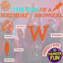 2 x The Life of A Birthday Party Decor - Showgirl Upgraded Multifuncional Banner Happy Birthday Party Decorations, In My Era Decoration Themed Party Decor Stuffed Merch Girls Favors