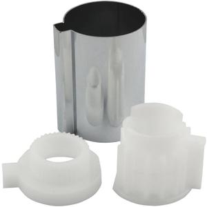 Stop Tube and Temperature Limit Stop Kit Replacement Faucet Valve Cartridge, Small, Chrome