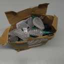 Brizled C9 Christmas Lights, 16ft 25 LED Faceted C9 Warm White Christmas Lights, Connectable Indoor Outdoor Xmas String Light, 120V UL Certified for Tree, Yard, Garden, Porch, Party & Holiday Decor