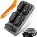 Power Window Switch Fit for Ford F250/F350 Super Duty, Excursion, Expedition (1999-2001), Lincoln Navigator (1999-2002), Lincoln Blackwood 2002 Front Left Driver Side, Replaces XL1Z14529BA