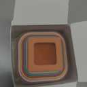 YIVEKO Baby Stacking Cups Toy, Silicone Stacking Tower Educational Baby Toys 6M+, Soft Teething Building Blocks 8 Pcs, BPA Free Sensory Infant Toy, Bath & Beach Toys, Vintage Neutral ColorsVintage