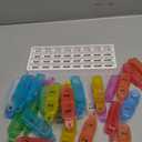 Daviky Monthly Pill Organizer 2 Times a Day - 30 Day Pill Box AM PM, BPA Free One Month Medicine Organizer Twice Daily, 31-Day Case to Hold Vitamins, Supplements & Medication