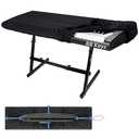 88 Keys Piano Keyboard Dust Cover, Music Dirt Proof Stretchy Electronic Keyboard Cover With Durable Elastic & Cord Lock Must Have Piano Accessories