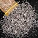 Hicarer 7000 Pieces Diamond Decorations Bling Bling Diamond Vase Filler Acrylic Gem Table Scatter Crystals in Four Sizes Table Decorations for Wedding Birthday Party Bridal Shower(Champagne Color)