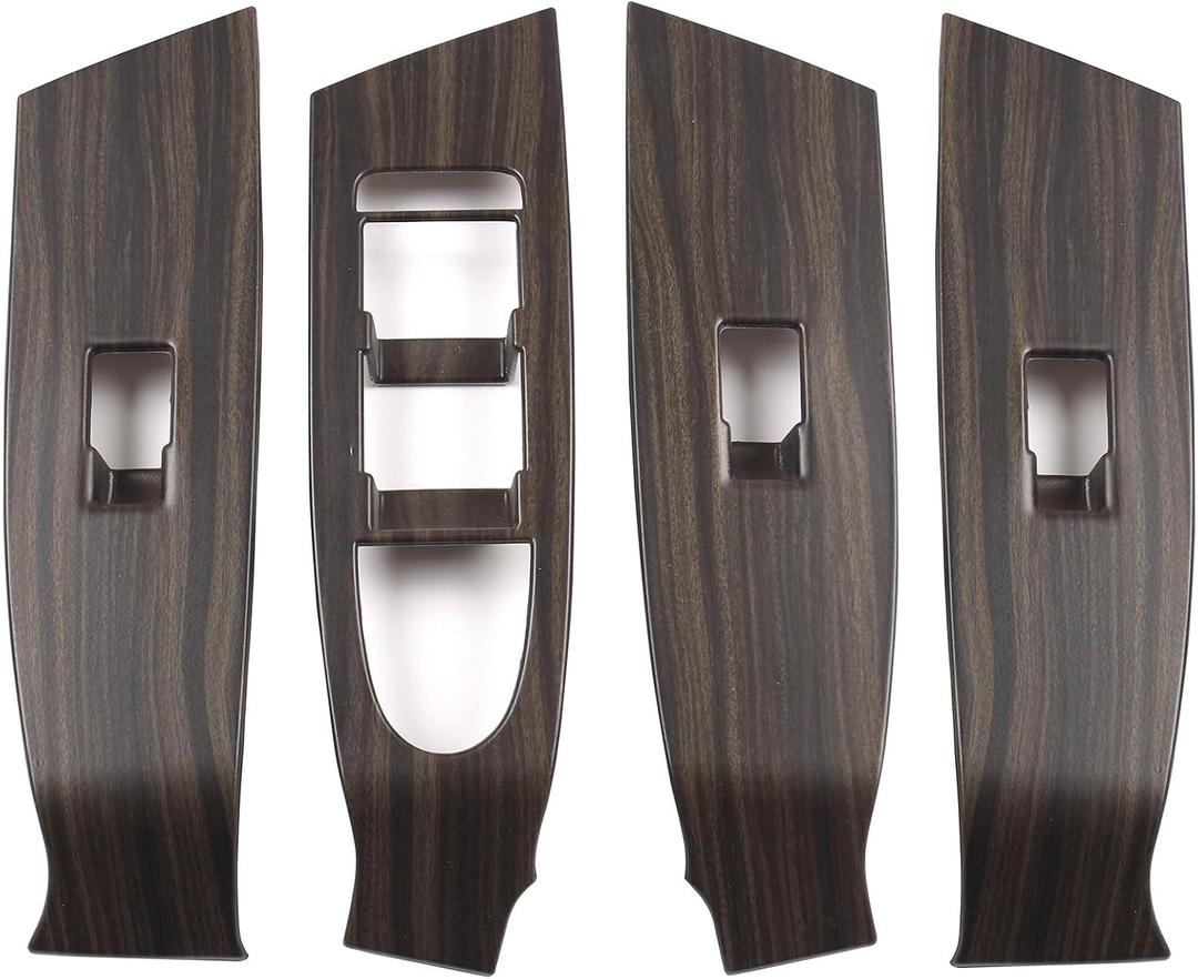for Mazda CX-50 2026 2025 2024 2023 Trims Cover, Wood-Grain Finish Interior Accessories for Mazda CX50 Gas and CX 50 Hybrid, Window Control Switches Protective Panel