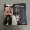 VVAAGG Cell Phone Lanyard for iPhone: Crossbody Phone Strap and Wrist Strap Most iPhone and Android Smartphones (Pink)