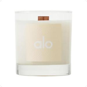 ALO Love Candle, Floral Scent, 60-Hour Burn Time, 8 oz | Orange, Vanilla & Blonde Sandalwood Notes, Coconut & Soy Wax Blend, Wood Wick