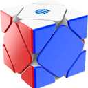 CuberShop GAN Skewb Magnetic Speed Cube (Standard Frosted Version), 2020 GAN Skewb M for Speed Cubing, Smooth & Fast Skewb Cube Puzzle Toy (Core Positioning System with 8 Magnets)