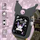 Sonix x Sanrio Apple Watch Cover | Bumper Case for Apple Watch | Protective Silicone Cover | Fits 38mm/40mm/41mm | Kuromi - Black