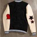 SOLY HUX Men's Varsity Jacket Color Block Graphic Long Sleeve Streetwear Y2k Baseball Jacket (M)
