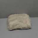 EasyJoy Ultra Soft Fluffy/Fuzzy Shaggy Area Rug Faux Fur Chair Cover Seat Pad for Bedroom Floor Sofa Living Room (2 x 6 ft Sheepskin, Beige)