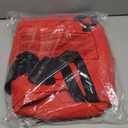 ZOBER 600D Oxford Fabric Large Rolling Christmas Tree Storage Bag - Fits 9 Ft Artificial Trees - Waterproof Christmas Tree Bag For Storage Box For Xmas, Durable Handles and Wheels - Card Slot - Red