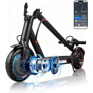 Electric Scooter for Adults & Teens, 350W brushless Motor
19 MPH & 3 speed modes, 14-19 mile range, 265 lbs capacity, UL2272 certified, foldable, smart app