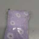 FUNUPUP Muslin Baby Lounger Cover Only Compatible with Snuggle Me Lounger, Infant Pillow Cover for Newborn, Removable Nest Slipcover for Boys and Girls, Only Cover, Purple Daisy