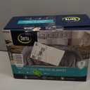 Serta Luxuriously Soft Plush Electric Blanket Fast Heating Cozy Cover, Safety Auto Shut Off Timer, Low EMF, Multi Heat Setting, ETL Certified, Machine Washable, Ivory King (92 in x 100 in) (Creme White)