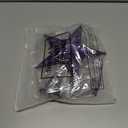 Blulu 10 Inches Purple Christmas Star Tree Topper Xmas Tree Topper Glitter Tree-top Star for Christmas Decorations